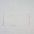 Women elastic wide lace headband floral hair band fashion hair accessories white stylish hair hoop - White