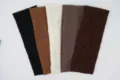 Solid color lace and ribbed yoga headbands, elastic retro hair accessories variant display. - One Set