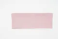Solid pink elastic headband detail shot, soft fabric material for yoga and daily hair styling. - Solid Color Style / Pink