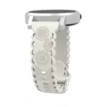 Sunflower carved silicone watch band 20mm flat head replacement strap for smartwatch accessories - 20mm / Star