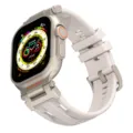 Mecha explorer double-hole silicone strap compatible with Apple Watch Ultra series white variant - 42/44/45/49mm / Star