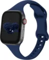 Vervanging siliconen slanke band voor smartwatch, stijlvol donkerblauw ontwerp, comfort. - 38/40/41mm / Diepblauw