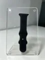 Cinturino orologio silicone nero inciso floreale compatibile Apple Watch motivo tarassaco. - 40/41 mm / Nero dente di leone