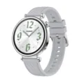 Compatible with Huawei GT4 watch band grey silicone strap replacement smartwatch accessory - 18mm / Gray
