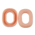Pink silicone ear cushion covers detail view for over-ear headphones accessory replacement - Inner Ear Cover / Girly Pink