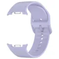 Silicone sport watch strap replacement band compatible with Samsung Galaxy Watch 8 smartwatch. - 20mm / Light Purple / Anti-Stitched Style