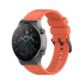 Silicone replacement watch strap for Huawei Watch GT3 Pro GT4, vibrant orange color accessory. - 20mm / Dynamic Orange
