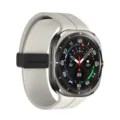 Replacement magnetic silicone watch strap for Samsung Galaxy Watch Ultra smartwatches. - Neon Yellow