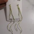 S925 Silber Nadel lange Strass wellenförmige Quaste Ohrringe Damen elegante Schmuck. - Lange Ohrstecker