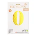 Ballon aluminium chiffre zéro vue détaillée pour décoration de fête et carte d'emballage - Chiffre 0 / 40 Pouces / Or