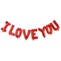 16 Pouces Ballons Lettres Aluminium Rouge I Love You Set Decoration Saint Valentin - I LOVE YOU / Rouge