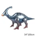 Ballon en aluminium dinosaure 4D jouet de dessin animé pour décoration de fête à thème - Jouet Pachycephalosaurus réaliste / Bleu