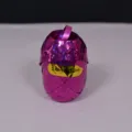 Ruban laser violet brillant pour ballons, décoration de fête et emballage, 5mm x 10m - Style Holographique / Rose rouge