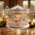 Acchiappatore di sole in acrilico giostra da sogno vista dettagli per decorazione casa regalo. - Giostra Rosa