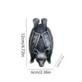 Crochet de pot de fleur chauve-souris suspendu en résine antique pour jardin, cintre de pot rétro argent - Chauve-souris