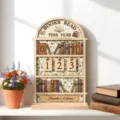 Calendario di lettura in legno decorazione scaffale da scrivania ornamento regalo lettori - Doppio strato 18*13 / Stile 10