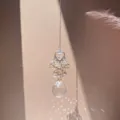 Crystal suncatcher prism hanging ornament with heart design for window garden home decor - Champagne