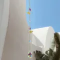 Butterfly Crystal Suncatcher Prism Wind Chime Window Hanging Decor AB Color Pendant - Two Butterflies