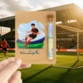 Wooden cash card ornament money clip soccer design birthday gift for boys and girls decor. - Football