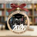 2026 Graduation Wooden Ornament Hanging Decor Class of Graduation Party Gift Home - Style A
