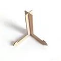 Wooden display stand card holder wooden base minimalist photo prop bracket home desk decor desktop - Support