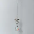 Retro dragon crystal sun catcher pendant, creative car hanging decoration, exquisite decor. - Silver Dragon 30 Spheres