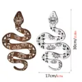 Wooden snake wall decor bohemian style animal wooden plaque living room home decoration - Snake Style (MZ771)