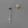 Pet feeding syringe set replacement accessories 3ml plastic syringe with rubber nipple - 3ml Syringe with Short Pacifier