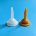 Haustier Kätzchen Welpe Milchfütterung Ersatz Silikon Nuckel Set für Fläschchen 2 Stk transparent - M / Transparent