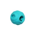 Zahnreinigendes Hunde Kauspielzeug, türkiser Kautschuk Ball für Welpen und Beschäftigung. - 5cm / Blau - 5 cm Snackball (ohne Saugnapf)