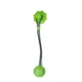 Green pet dog chew toy featuring suction cup base and elastic rope molar ball variant - 5cm / Green 5cm Treat Dispensing Ball (with Suction Cup)