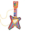 Kinder DIY Holzgitarre Spielzeug, buntes handgemaltes Musikinstrument Modell für Kreativität. - Leere Gitarre Dreieck