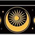 Wooden moon tarot card holder black altar stand for witchcraft and desktop decoration. - 6