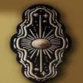 Wooden celestial wall hanging decor with sun and star motifs for mystical home decoration. - L / Style 2