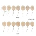 Wooden balloon milestone cards for baby monthly growth tracking and photography props. - Balloon Milestone Disc