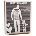 Holz geschnitzt Opa Plakette Geschenk Tisch Ornament Heimtextilien sentimentales Andenken - Geschenke für Opa