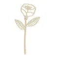 Decoration de decoupe de fleur sauvage en bois art de festival bricolage floral deco - Style de Fleur 3 / 1 Pièce/Paquet