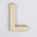 DIY houten hoofdletter L houtsneewerk huisdecoratie accessoire foto prop natuurlijke - Letter L / Hoogte 22cm