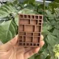 Mini etagere en bois pour cristaux mineraux et rangement de petits objets de collection - Style C