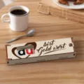 Caja de regalo de madera creativa para chocolate de cumpleaños caja de dinero decoración moderna - Estilo 4