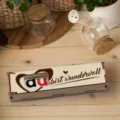 Caja de regalo de madera caja de chocolate de cumpleaños creativa decorativa de artesanía - Estilo 3