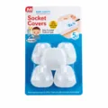 UK plug socket safety covers, baby child proof 3-pin outlet protector, 5 pcs pack. - Cost-Effective Style / 5 Pieces/Pack