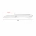 Portable folding ceramic fruit knife, white lightweight kitchen knife with 19cm total length. - Folding Knife / White
