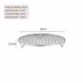 Stainless Steel Round Cooling Grill Rack with Legs for Air Fryer Wire Mesh Tray 18cm - 8263. Grid-18cm (Leg Height 2cm)