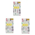 Japanisches Toilettenbürsten-Set, Spaltreinigungswerkzeug mit 3 Stück für den Haushalt. - 3 Karten / 9 Stück