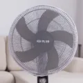 Housse de protection en filet pour ventilateur, protège-doigts anti-pincement pour la maison. - Style Simple / 450mm / Blanc