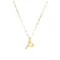 Goud Roestvrij Staal Letter P Hanger Halsketting Mode Vrouwen Sieraden Accessoires Stijl - Letter P