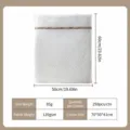 Grand sac à linge en nid d'abeille pour machine à laver, filet de lavage résistant avec fermeture. - Grand (50*60cm)