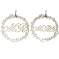 Wooden Mr and Mrs hanging signs wedding chair decorations rustic wedding party decor - MR+MRS Set (2 Wood Pieces + 2 Ribbons)