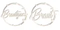 Wedding chair back hanging sign laser cut wooden round sign Braut and Brautigam decor - Style 4
